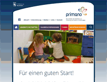 Tablet Screenshot of primano.ch